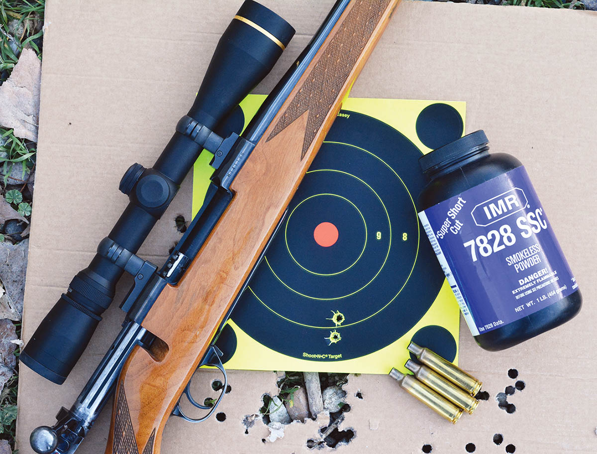This three-shot group illustrates the accuracy potential of the 270 Weatherby Magnum with handloaded ammunition.